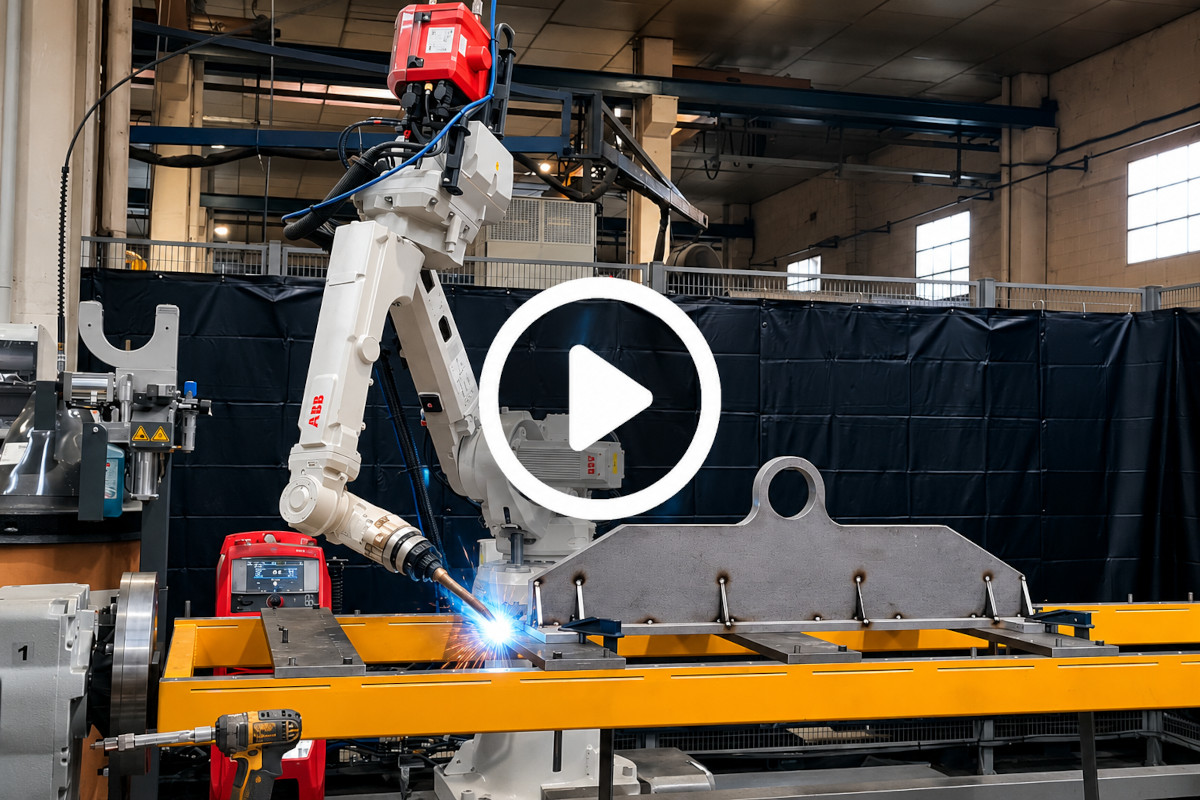 Estació de soldadura robotitzada ABB / Fronius